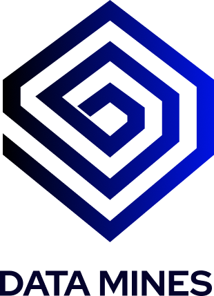 Datamines hexagon spiral logo