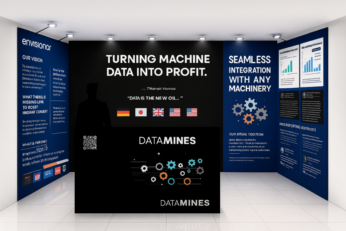 Datamines exhibition stall