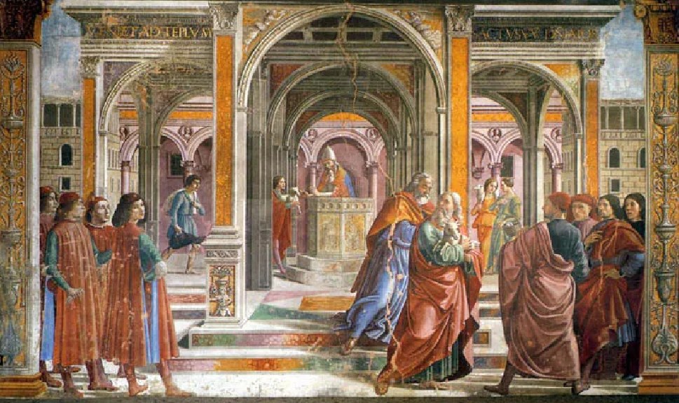 Fresco: Expulsion of Joachim from the Temple